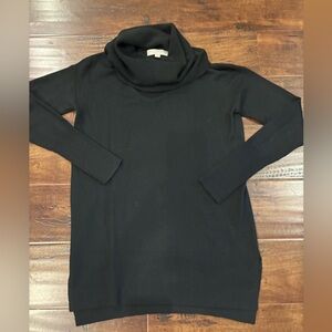 LOFT Black Cowl Neck Sweater